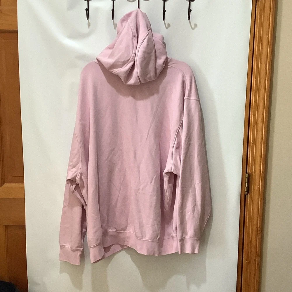 Nike Women's Soft Pink Hoodie 3XL - Picture 5 of 7